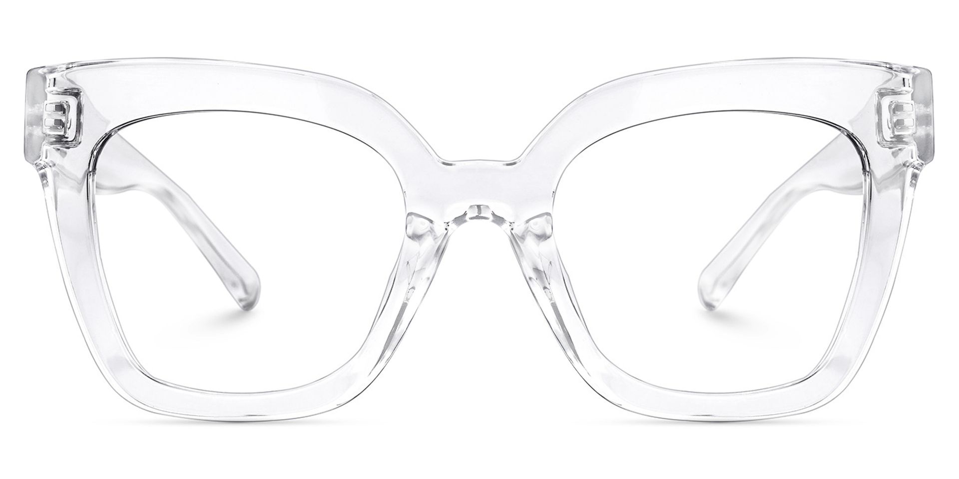 Malcolm Square Crystal TR90 Frame Glasses | ZEELOOL Canada0