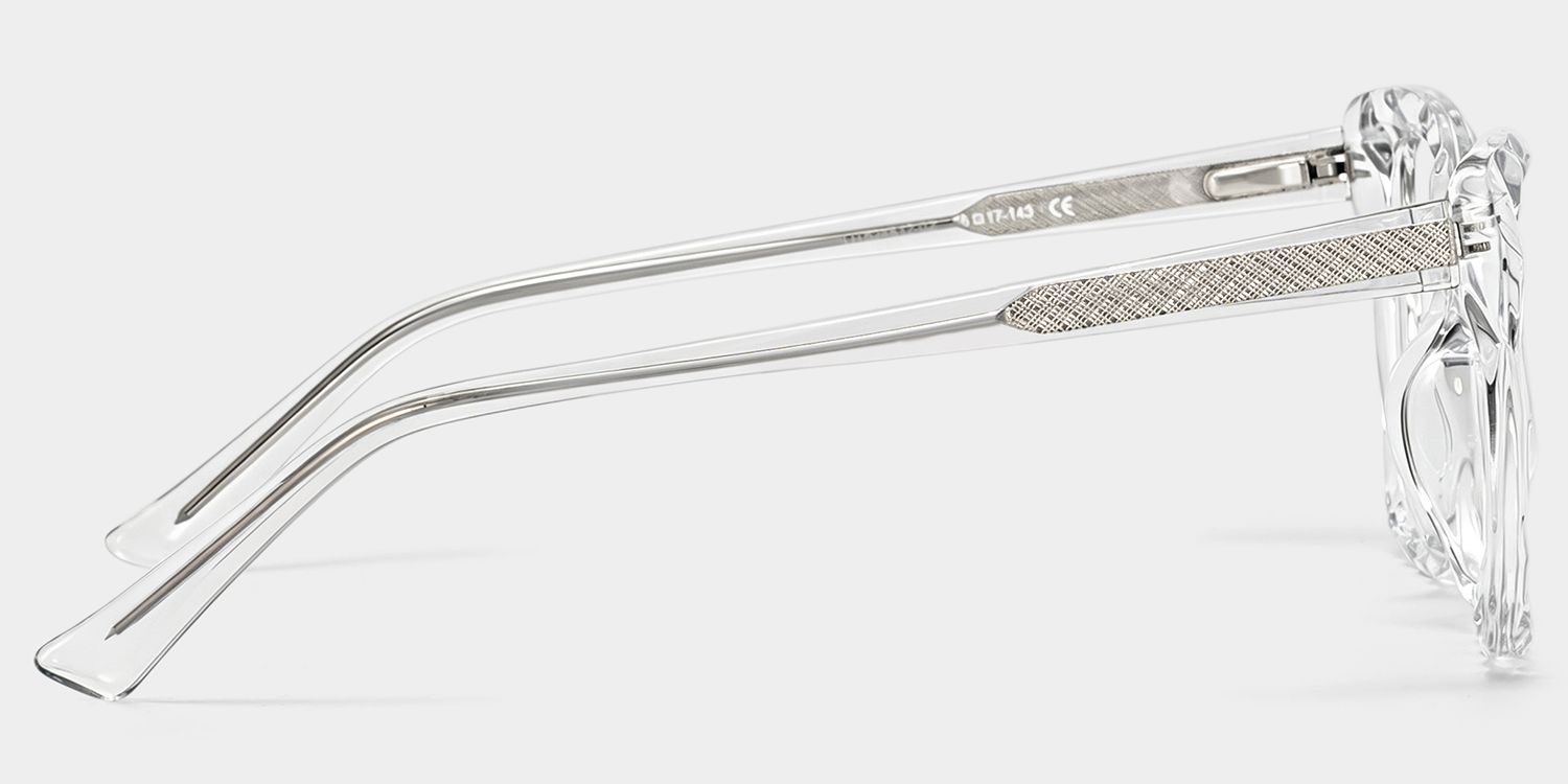 Edna Cateye Clear Frame Glasses | Zeelool Optical3
