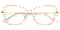 Rosalie Butterfly Clear Glasses2