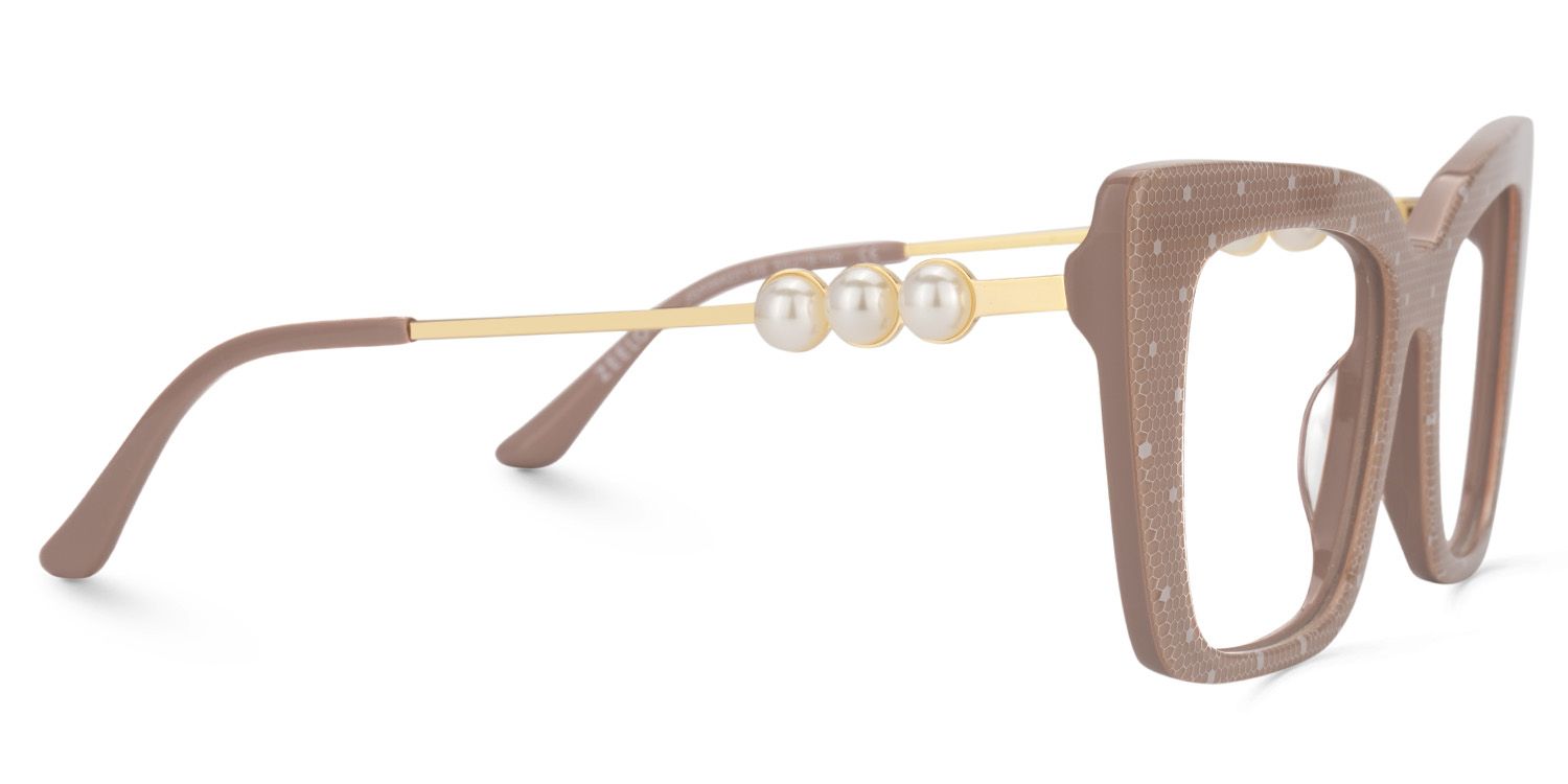 Monalisa Thick Brown Glasses in Square Design | ZEELOOL Canada4