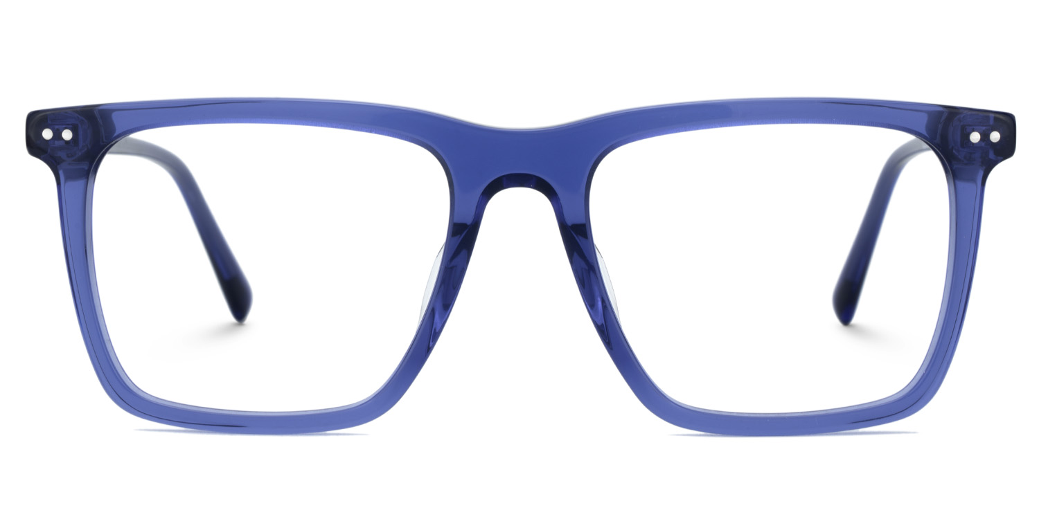 Frantz Square Blue Glasses0