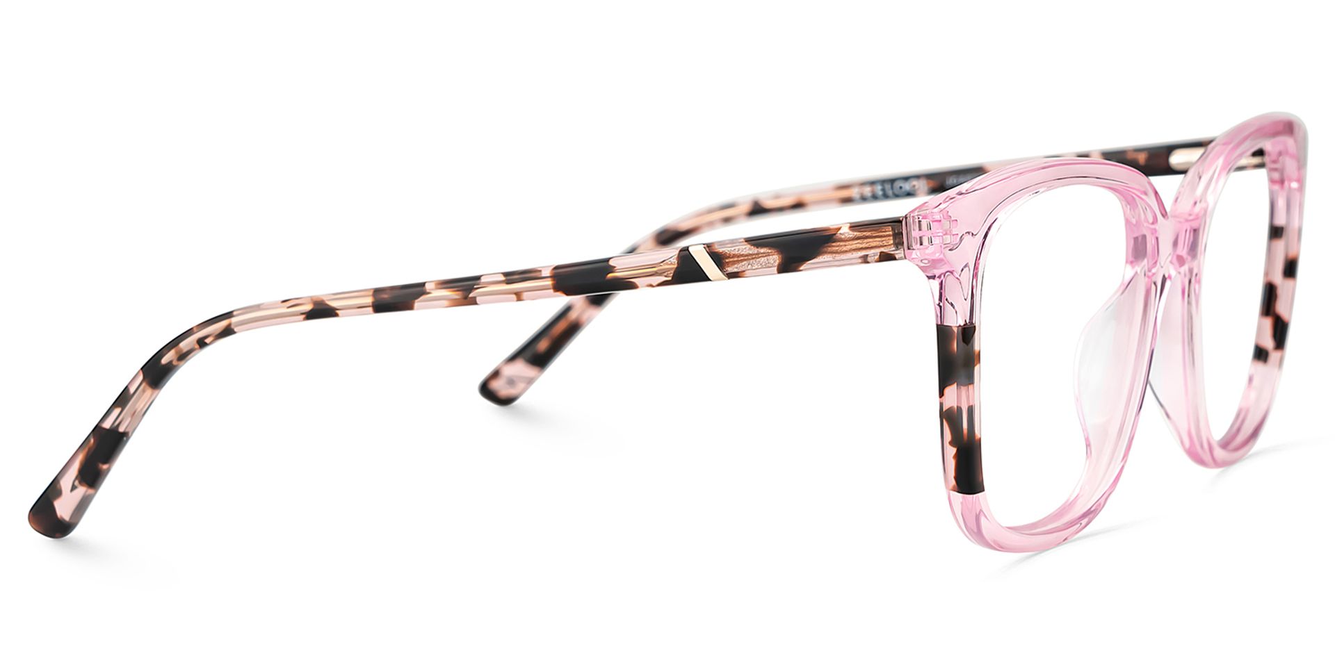 Finnley Acetate Pink Frame Glasses with Square Shape | ZEELOOL Canada4
