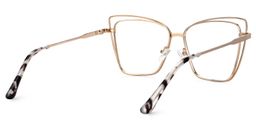 Castillo Butterfly Gold Glasses3