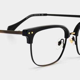 Nathan Browline Black Glasses5