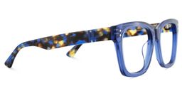 Gaydeh Blue Rectangle Glasses4