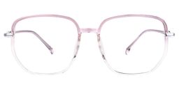 Joana Geometric Purple Glasses0
