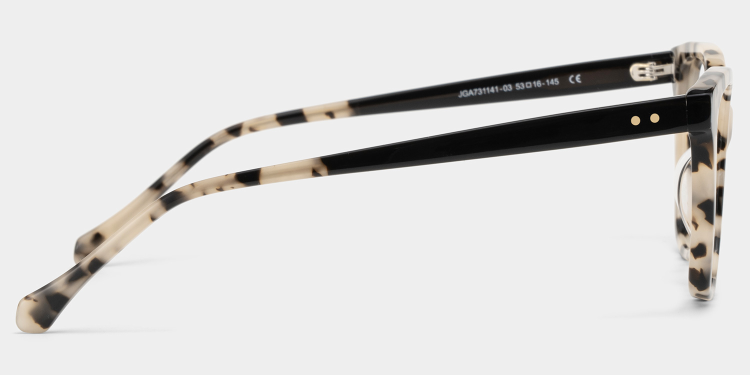 Lena Square Tortoise Frame Eyeglasses for Woman| ZEELOOL Canada4