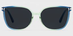 Rodz Square Blue-Green Glasses0