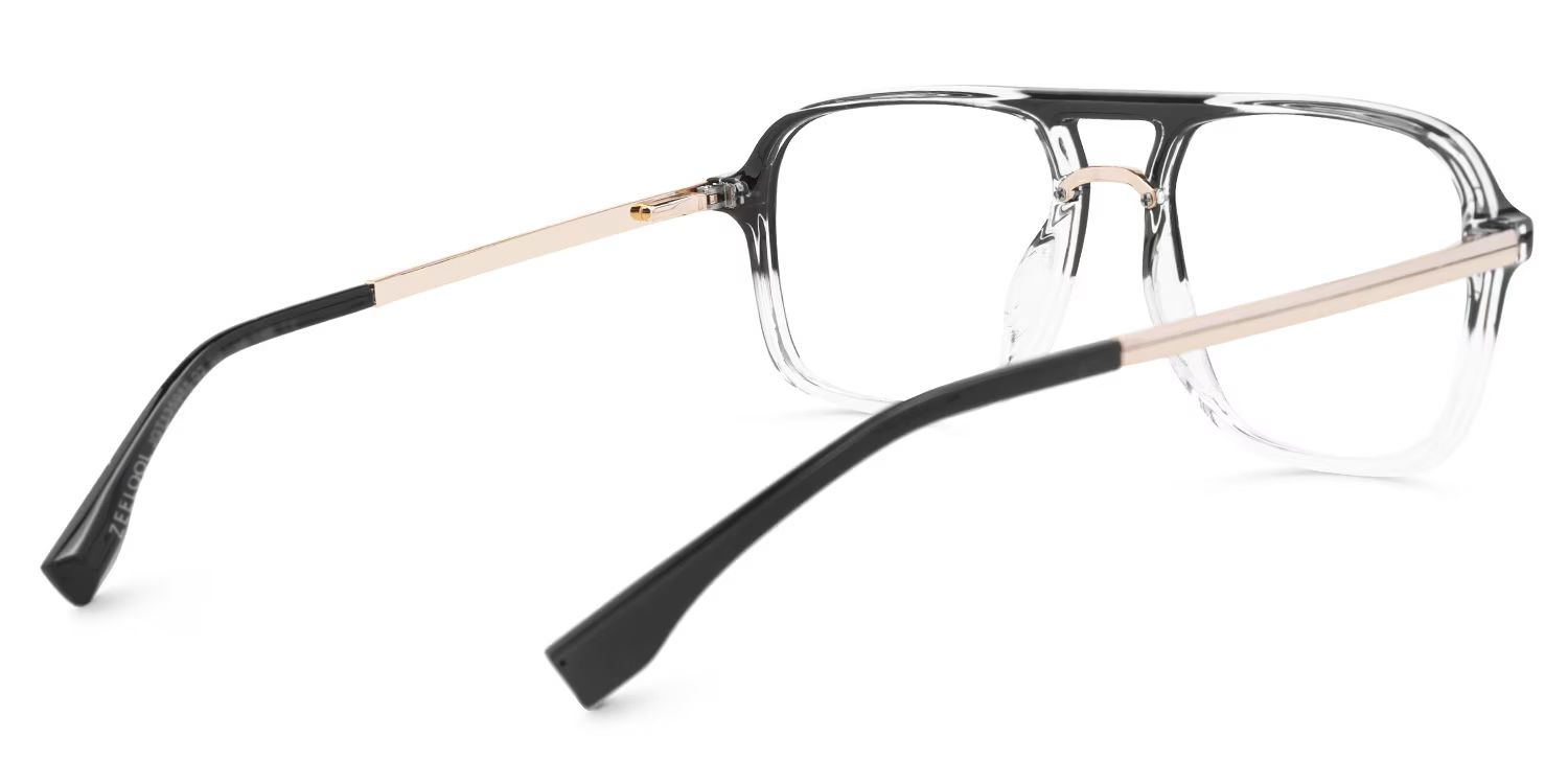 Aviator Kilworth Black-Clear Glasses deals -Zeelool Glasses3