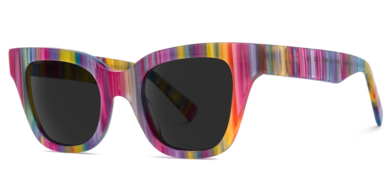 Nereyda Cateye Multicolor Sunglasses1