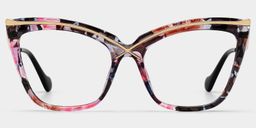 Winston Butterfly Floral Glasses0