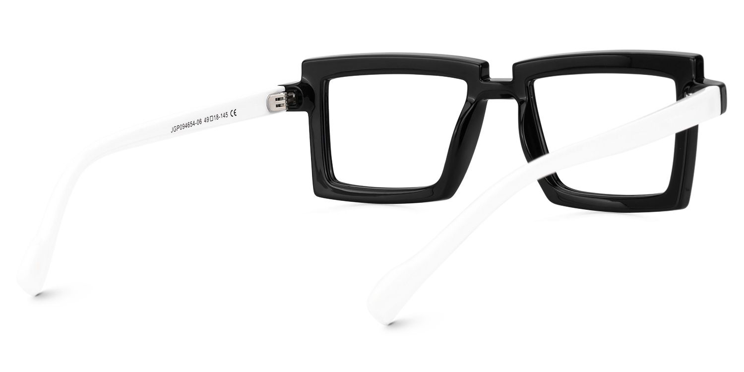 Cyberpunk-Style Zephyr Black Frame Glasses | ZEELOOL Canada4
