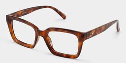 Marley Tortoise Rectangle Glasses2