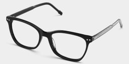 Marigold Rectangle Black Glasses2