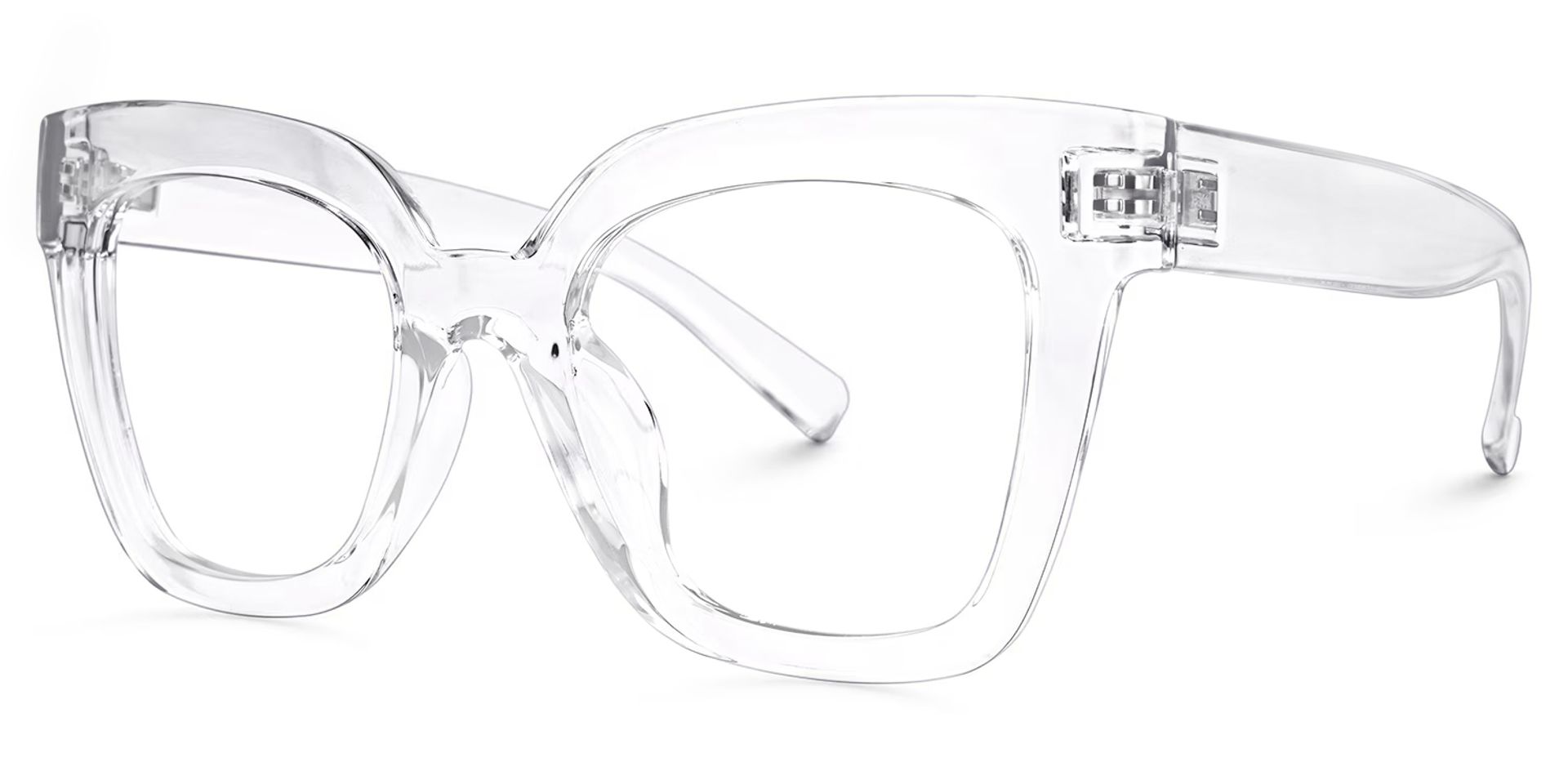 Malcolm Square Crystal TR90 Frame Glasses | ZEELOOL Canada1