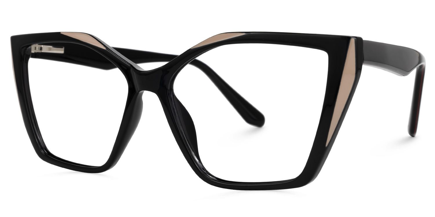Cateye Ruthie Black Glasses deals -Zeelool Glasses