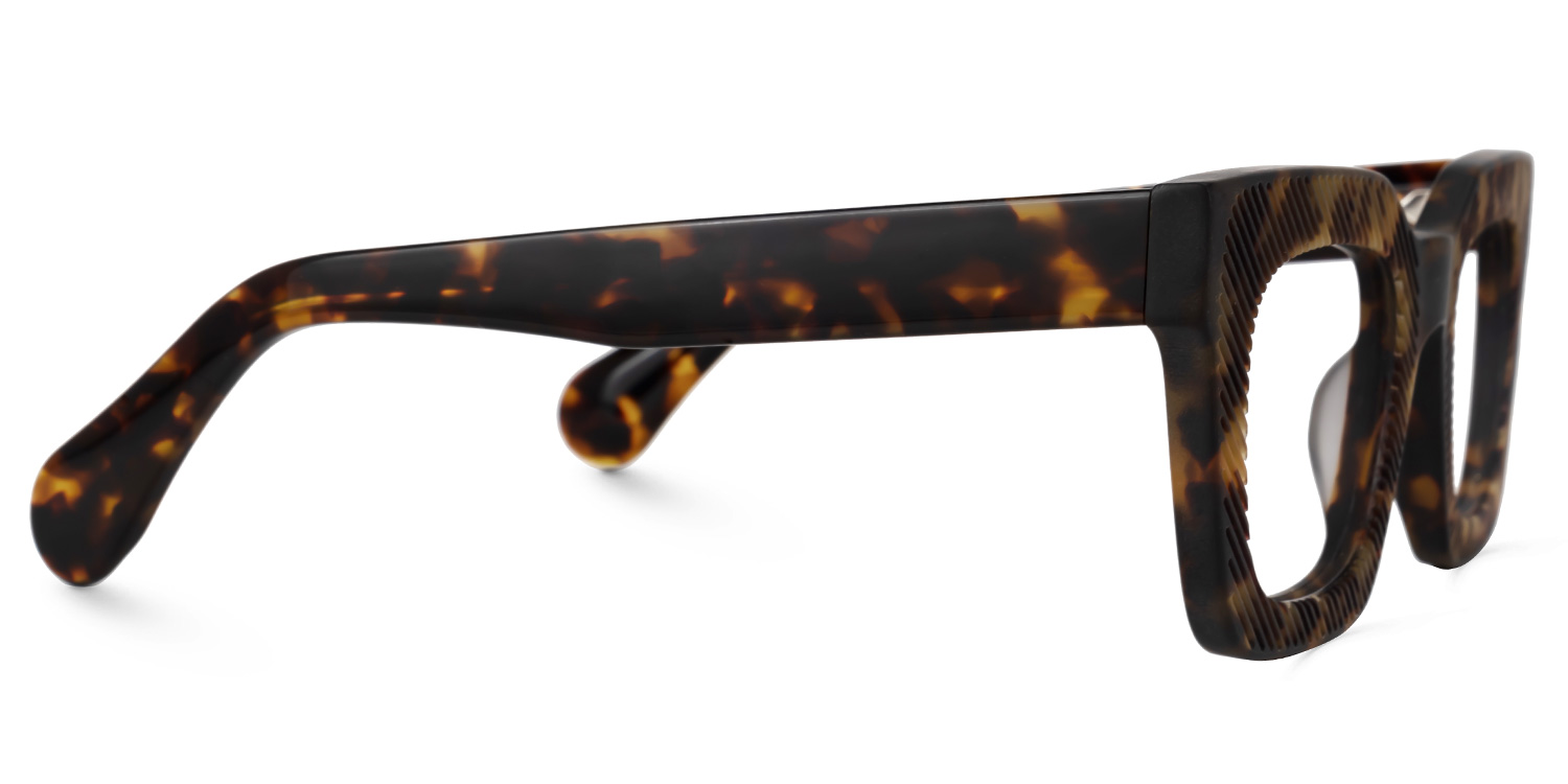 Keisa Square Tortoise Glasses2