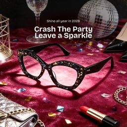 Giselle  Cat-eye Black Glasses0