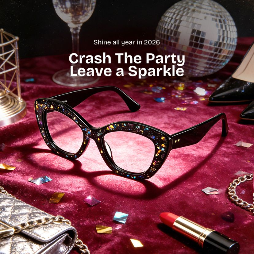 Giselle  Cat-eye Black Glasses