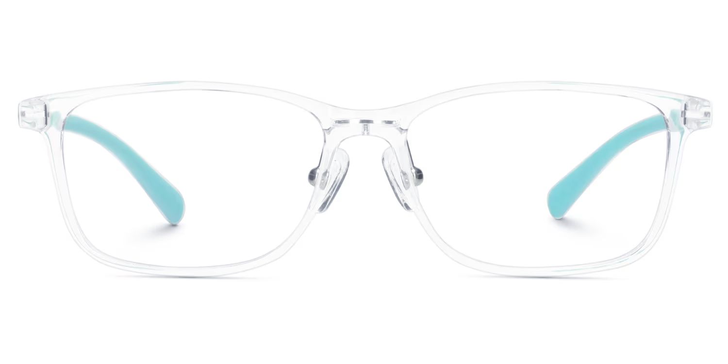 Kids Rectangle Normile Glasses with Cute Style -Zeelool0