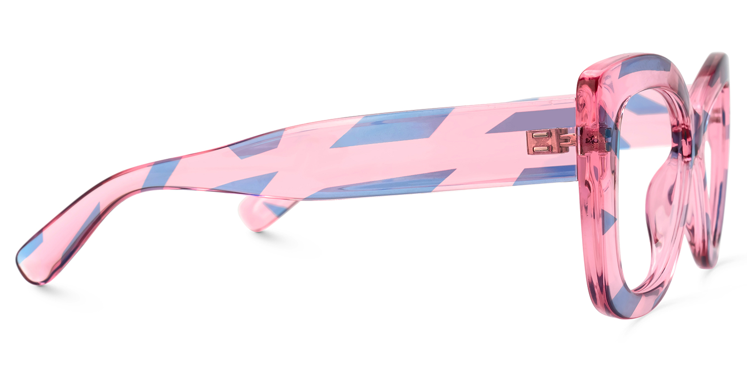 Xanthus Butterfly Blue-Pink Glasses | ZEELOOL Canada2