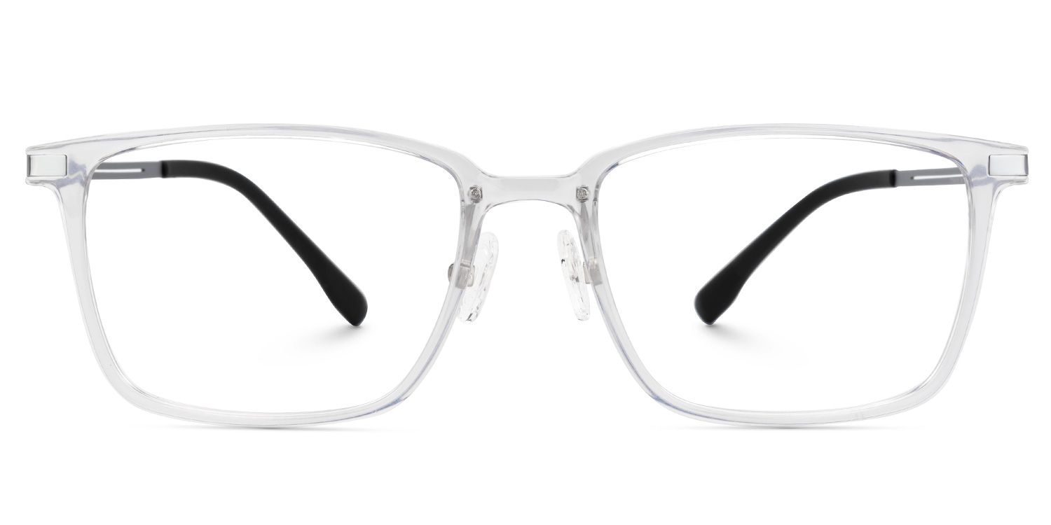 Gray Ivonne Rectangle Frame Eyeglasses | ZEELOOL Canada0