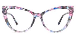 Chelsy Cateye Floral Glasses0