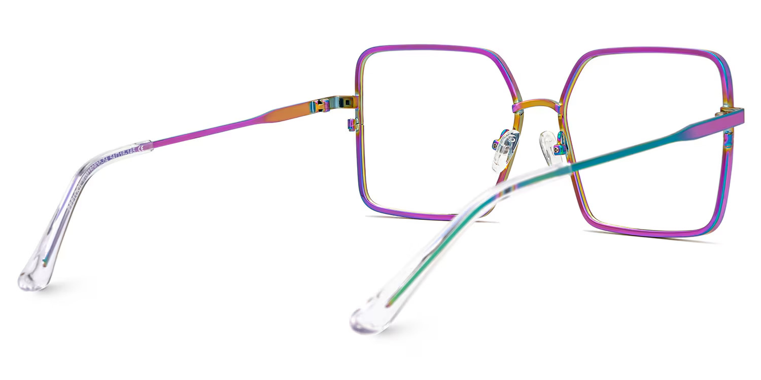 Toure Square Iridescent Glasses3