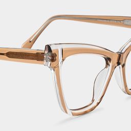 Saucie Cateye Brown Glasses4
