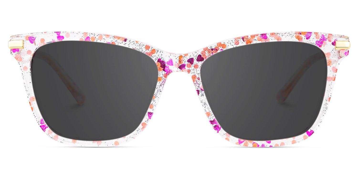 Eliot Rectangle Eyewear with Pink0