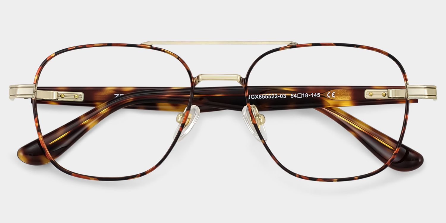 Anderson Aviator Tortoise Shell Glasses for Men | ZEELOOL2