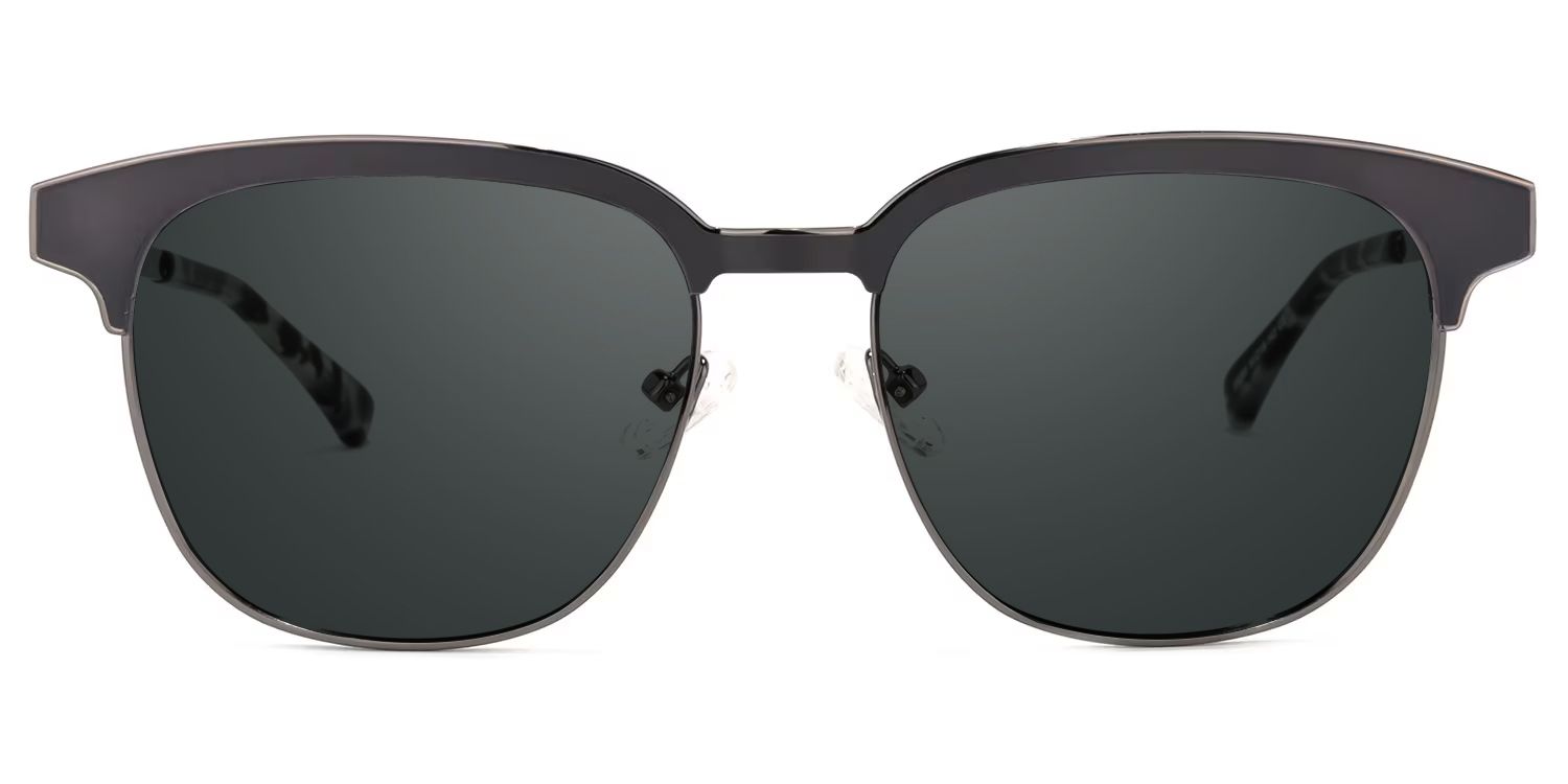 Wren Dark-Gray Browline Sunglasses to Frame Your Face | ZEELOOL CA0