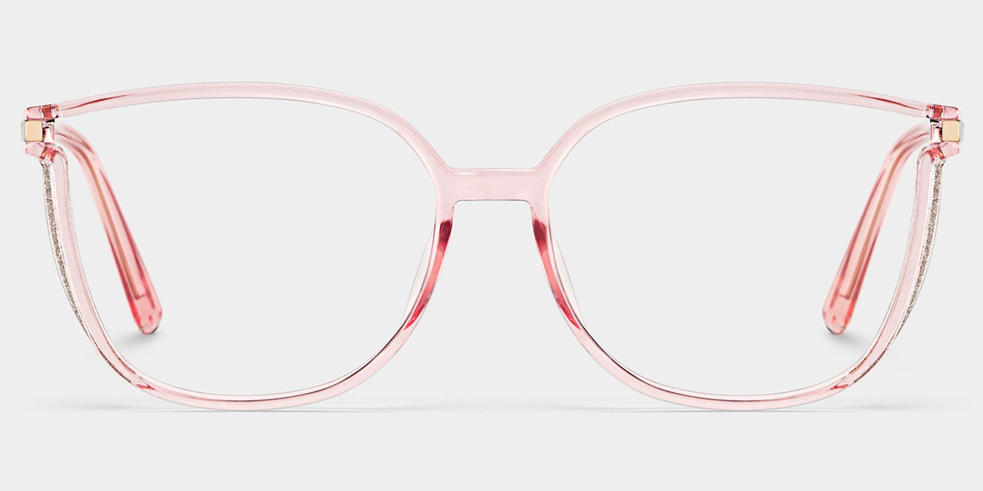 Rodz Light Pink Square Frame Glasses | Zeelool1