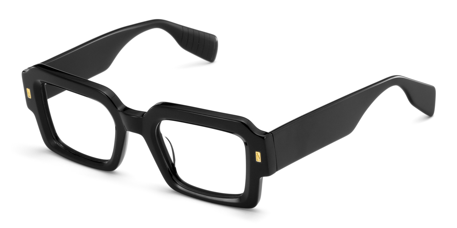 Bobbee Square Black Glasses4