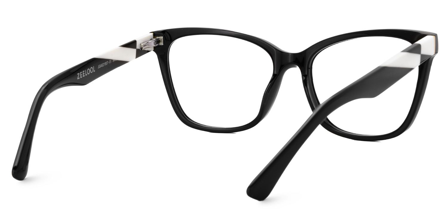Shinana Black Frames Glasses Designer With Acetate Material4