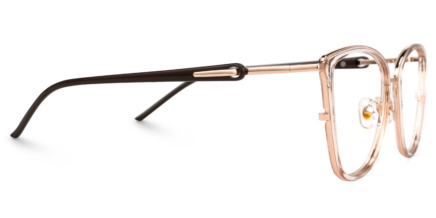 Cateye Marisa Beige Glasses deals -Zeelool Glasses2