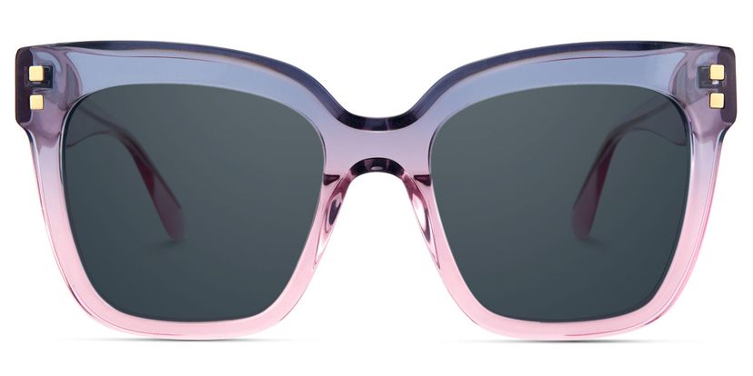 Minguela Square Gray Pink Sunglasses
