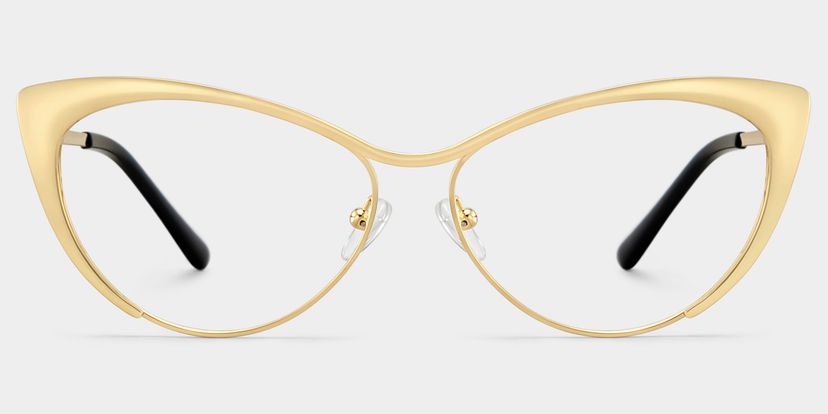 Ellen Cateye Gold Glasses