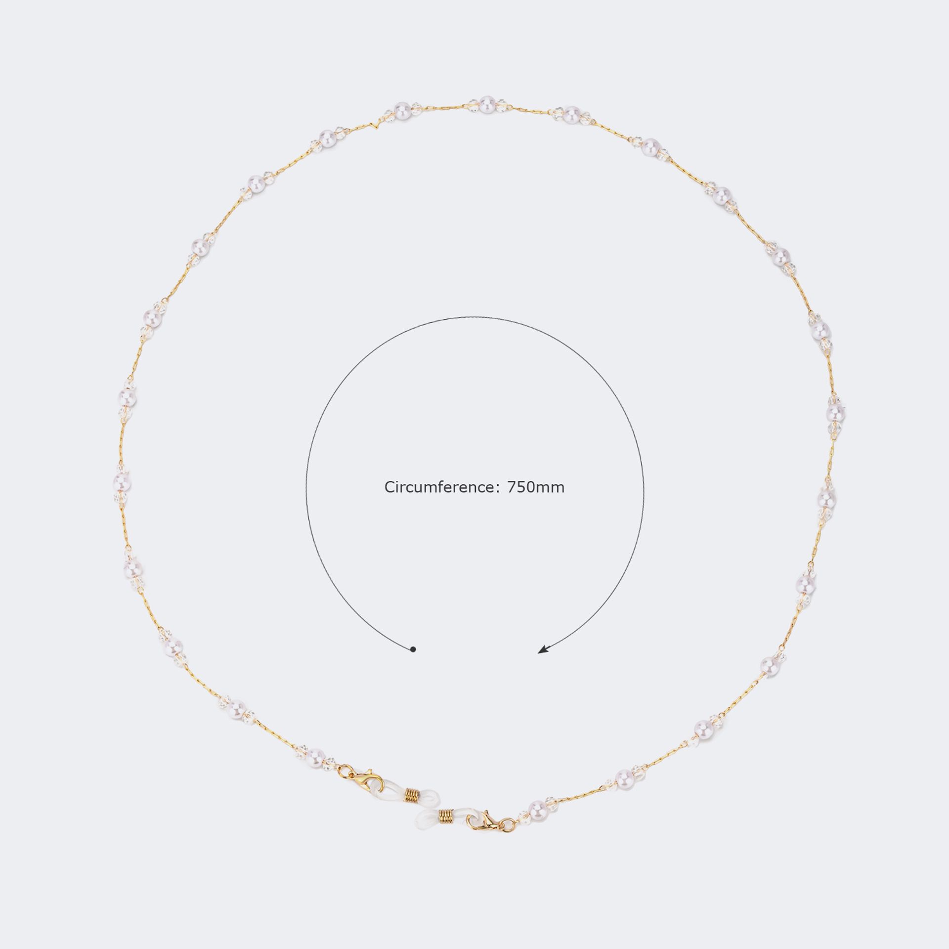 Fashion Eyeglasses Gold Eyeglasses Chains Accessories on Zeelool2