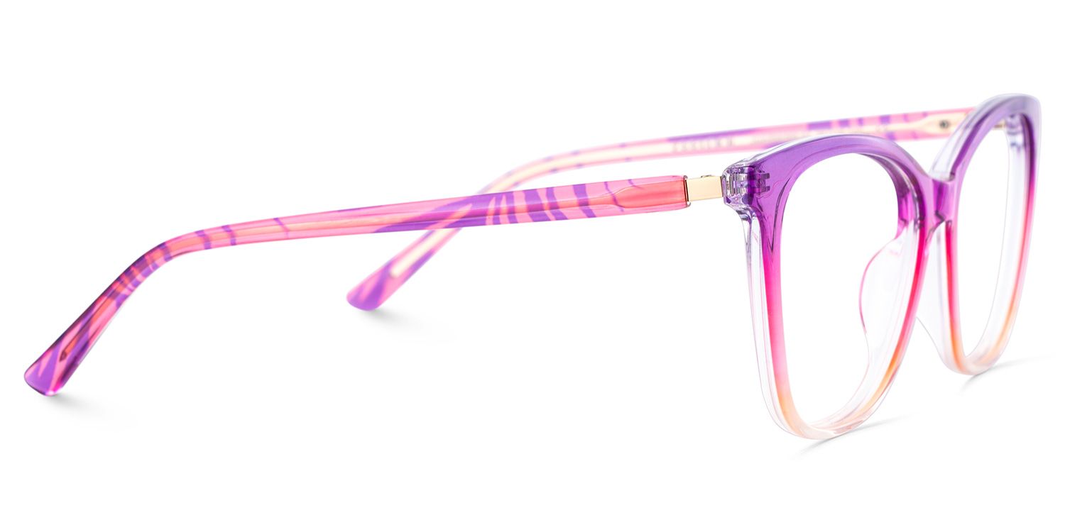 Gage Butterfly Purple Color Frame Glasses for Women | ZEELOOL Canada4