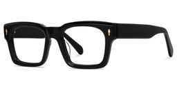 Herman Black Rectangle Glasses1