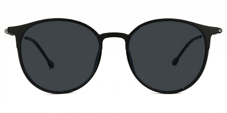 Gamble Round Black Glasses