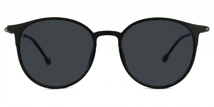 Gamble Round Black Glasses