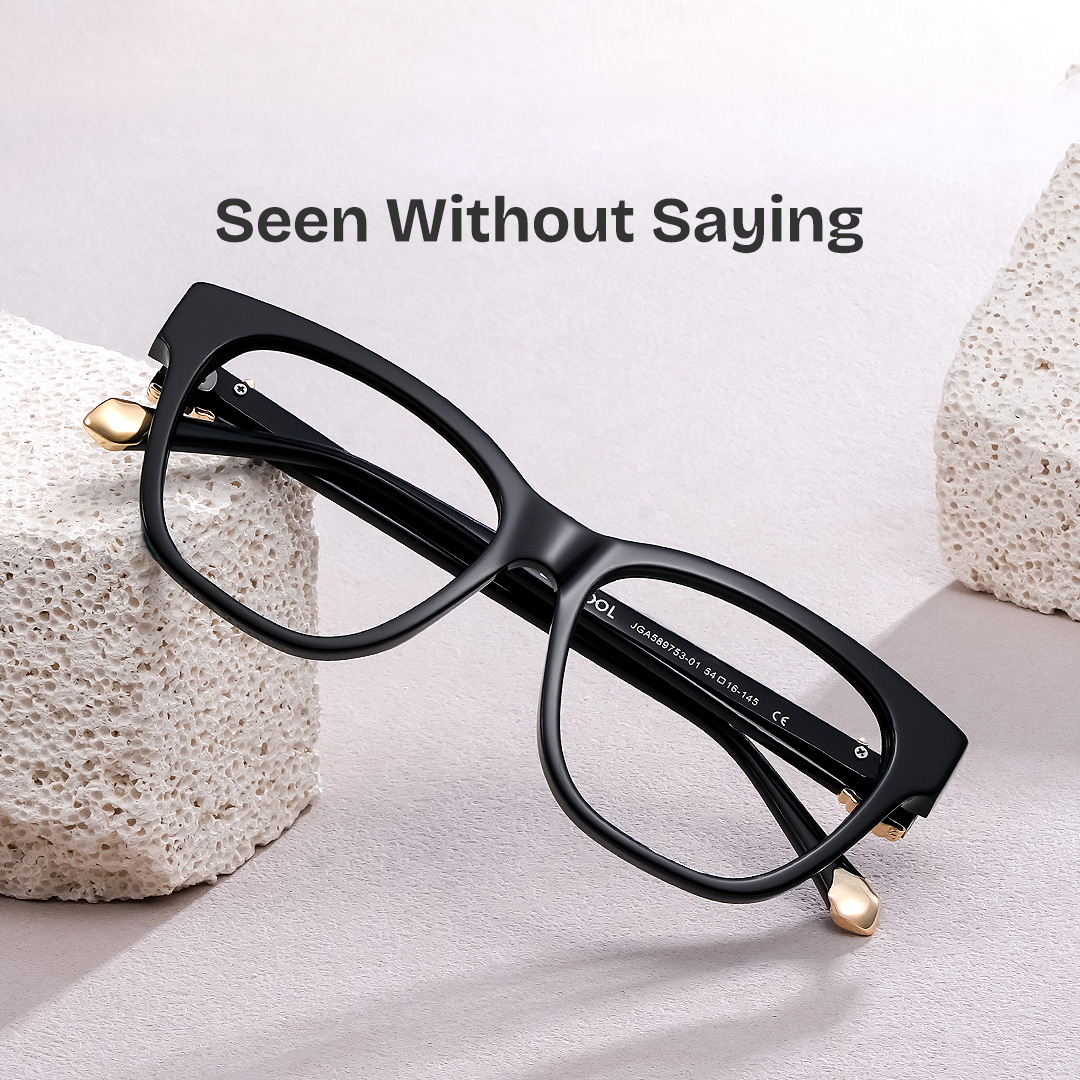 Square Black Eyeglasses- Julian Acetate Frame Glasses0