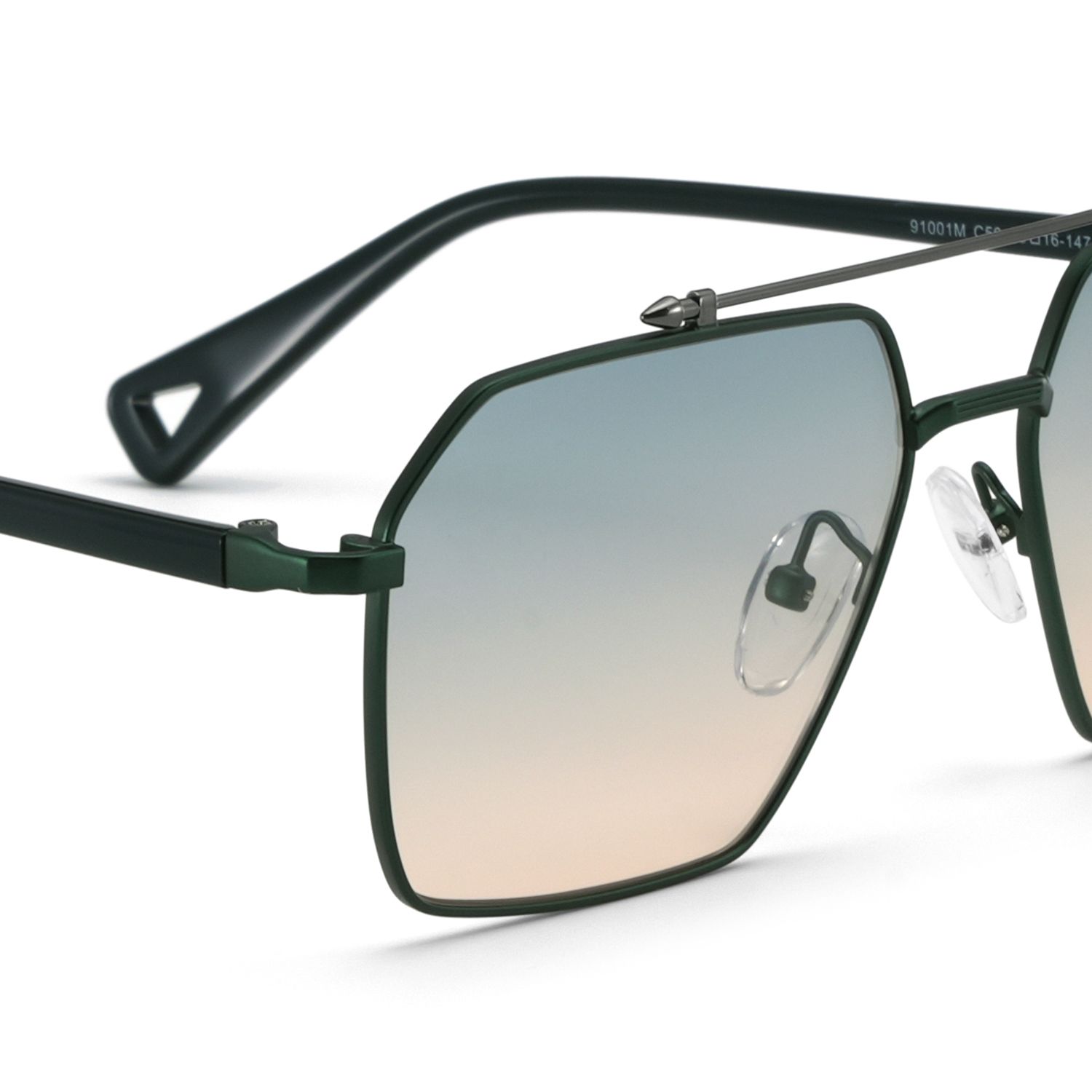 Casablanca Green Aviator Sunglasses Online | ZEELOOL Canada4