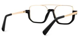 Oromiya Aviator Black Gold Glasses5