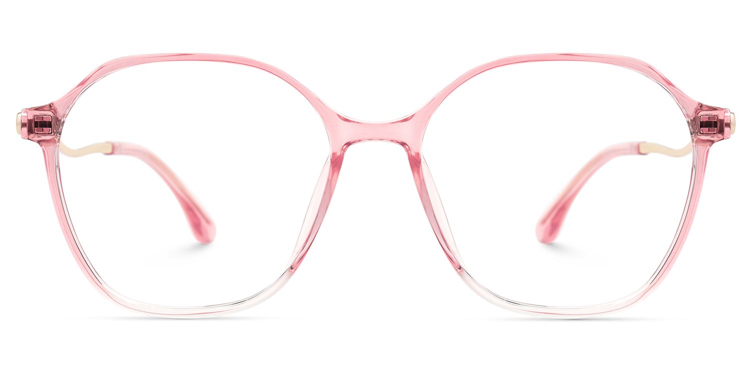 Lekesha Thin Geometric Pink Glasses For Sale  | ZEELOOL Canada0