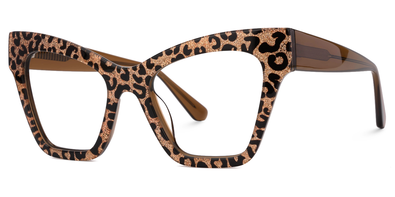 Ansyah Cateye Leopard Glasses1
