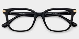 Thomas Rectangle Black Glasses2