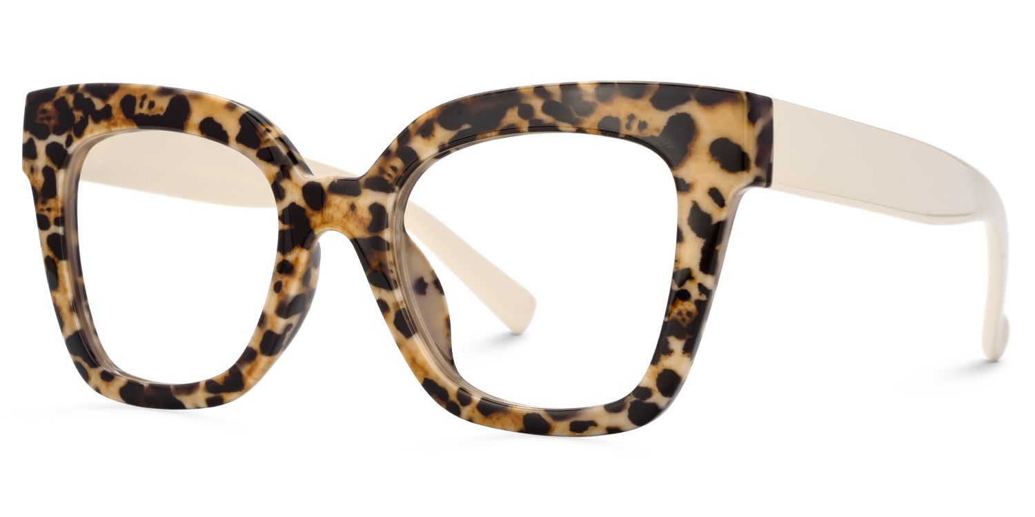 Malcolm Large Havana Glasses Frames With White Arms | ZEELOOL Canada1